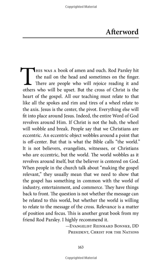 The Cross Book - Preview the afterword by Rienhard Bonnke